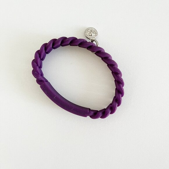 Marc by Marc Jacobs Purple Jelly Y2K Stretch ID Bracelet - Picture 3 of 6